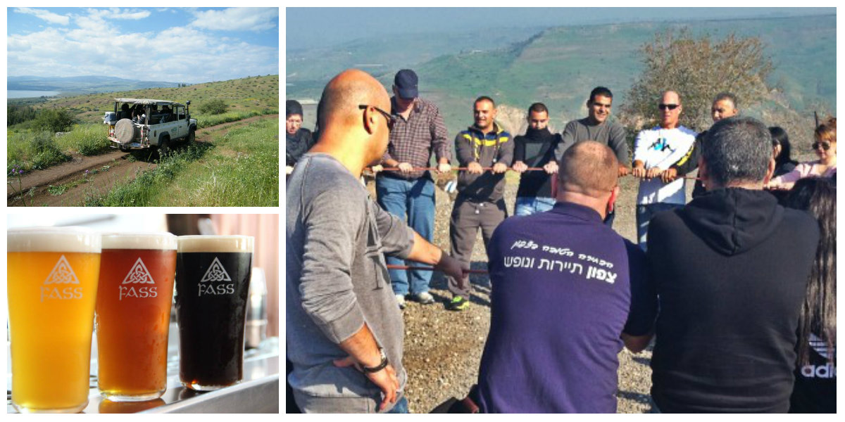 פעילות גיבוש לעובדים בצפון